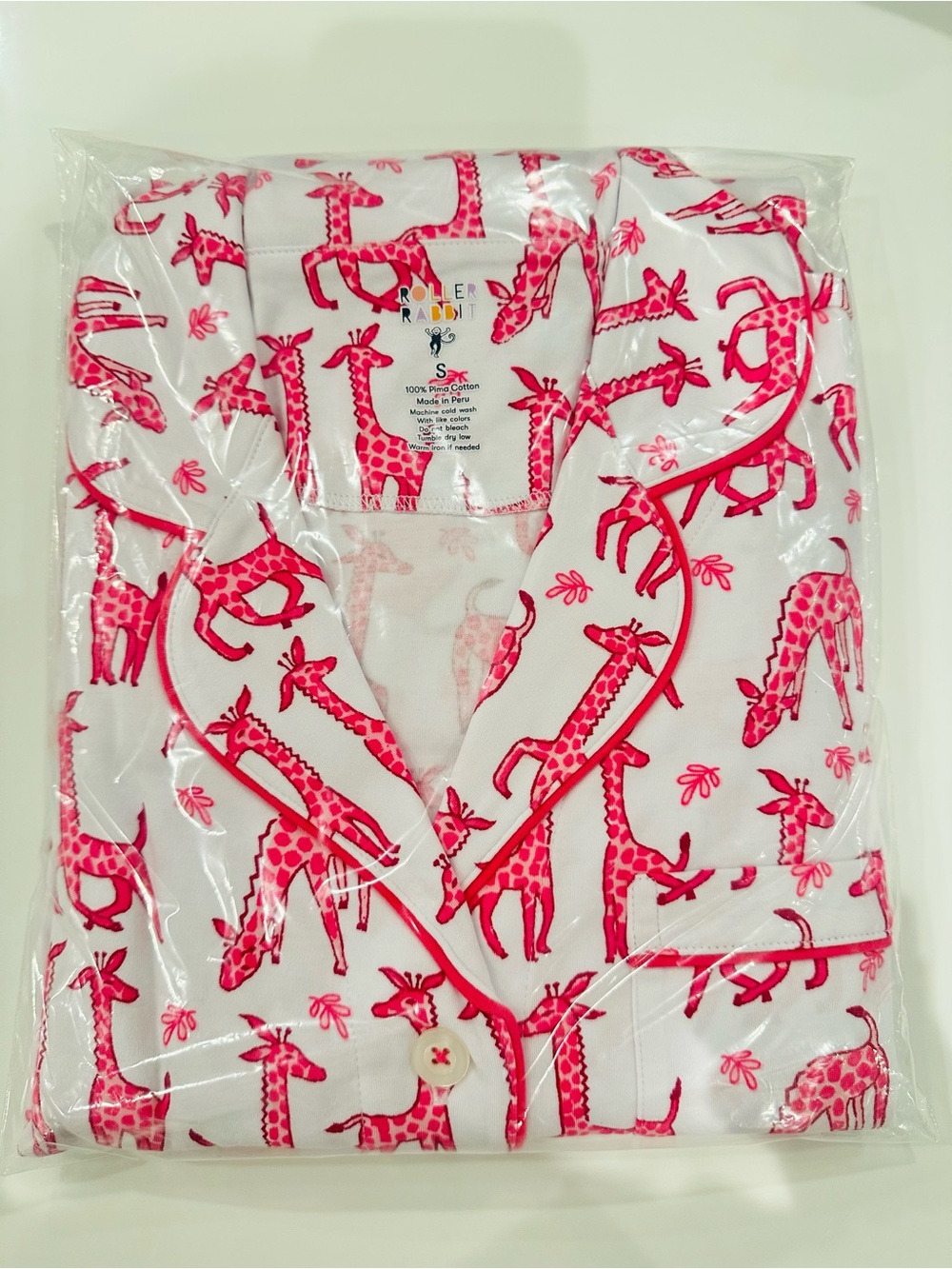 Roller Rabbit Gigi Giraffe Polo Pajama Set